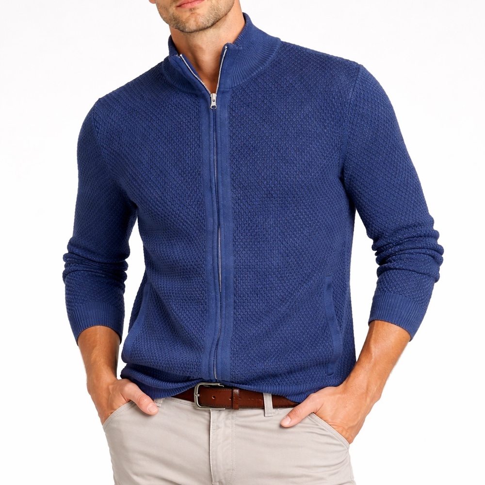 Robert Graham Full-Zip Cardigan – Size S (Classic‎ Fit)
